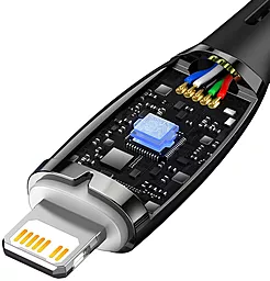 Кабель USB PD Baseus Glimmer 20W USB Type-C - Lightning Cable Black (CADH000001) - миниатюра 4