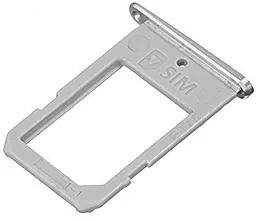 Слот (лоток) SIM-карти Samsung Galaxy S6 Edge G925F White