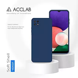Чехол ACCLAB SoftShell для Samsung Galaxy A22 5G Blue - миниатюра 4