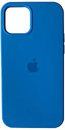 Чехол Silicone Case Full для Apple iPhone 14 New Lake Blue