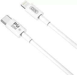 Кабель USB PD XO NB-Q189A 20W 2M USB Type-C - Lightning Cable White