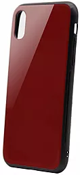 Чехол Intaleo Real Glass Apple iPhone X Red (1283126484360)