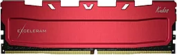 Оперативная память Exceleram DDR4 8GB 3000MHz Red Kudos (EKRED4083016A)