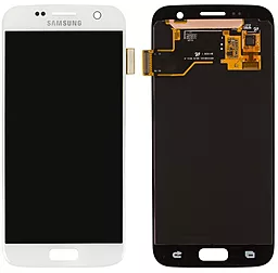 Дисплей Samsung Galaxy S7 G930 с тачскрином, (TFT), White