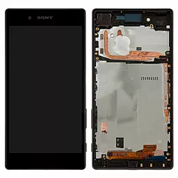 Дисплей Sony Xperia Z5 Dual (E6633, E6683) с тачскрином и рамкой, Black