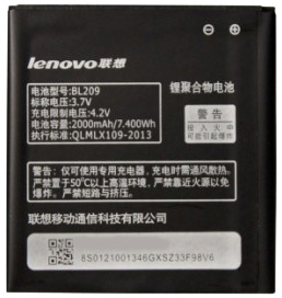 Акумулятор Lenovo A760 IdeaPhone / BL209 (2000 mAh) 12 міс. гарантії / зображення №7