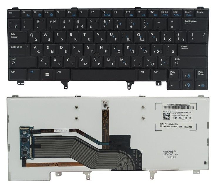 Клавіатура для ноутбука Dell фото