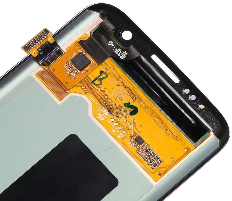 Дисплей Samsung Galaxy S7 Edge G935 с тачскрином, оригинал, Gold / изоборажение №2