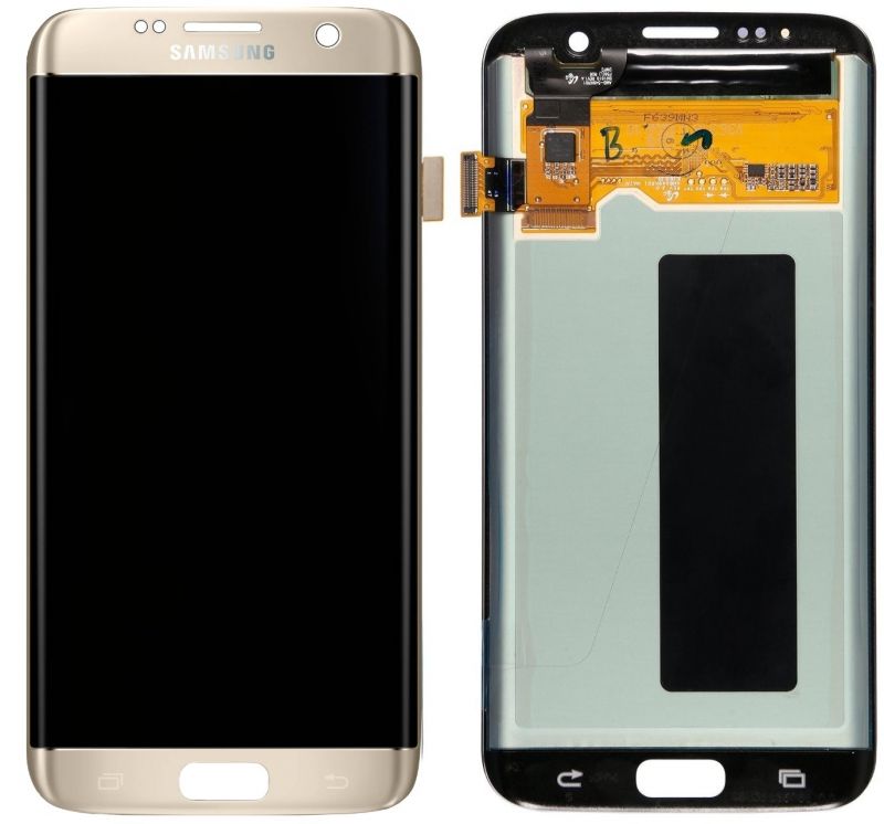 Дисплей Samsung Galaxy S7 Edge G935 с тачскрином, оригинал, Gold / изоборажение №1