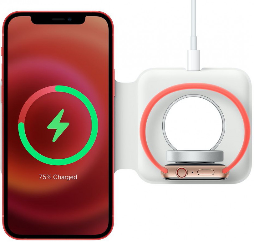 Беспроводное (индукционное) зарядное устройство Apple MagSafe Duo Charger (MHXF3) / изоборажение №2