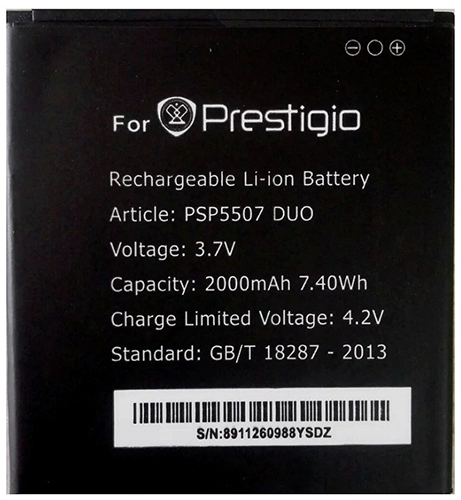 Батарея на Prestigio 5507