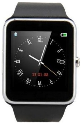 Смарт-часы UWatch Smart GT08 Black with Black strap / изоборажение №2
