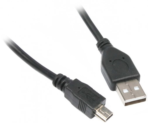 USB Кабель Maxxter 1.8м Mini USB 2.0 (U-AM5P-6) / зображення №1