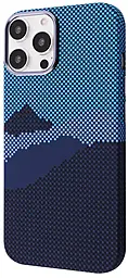 Чехол Wave Gleam Case with Magnetic Ring для Apple iPhone 16 Pro Max Blue Mountain - фото Чехол Wave Gleam Case with Magnetic Ring для Apple iPhone 16 Pro Max Blue Mountain