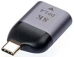 Видео переходник (адаптер) USB Type-C - DP v1.4 8k 60hz gray (VCPATCDP4C) Vinga