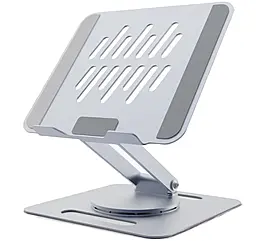 Підставка для ноутбука Gembird NBS-DR1-01 Aluminum - фото Підставка для ноутбука Gembird NBS-DR1-01 Aluminum