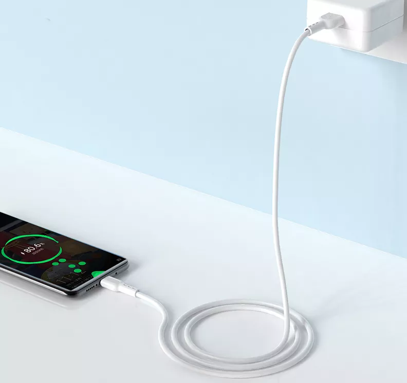 Кабель Hoco X33 Surge USB-A - Type-C 25w 5a 1м cable White - фото 6