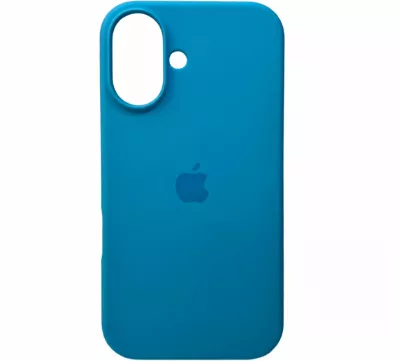 Чохол Silicone Case Full для Apple iPhone 16 Surf Blue - фото 1
