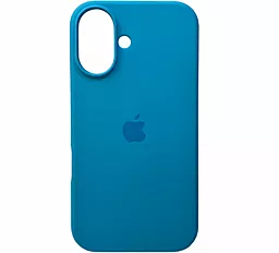 {"ru": "Чехол", "uk": "Чохол"} Silicone Case Full для Apple iPhone 16 Surf Blue