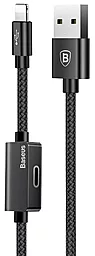 USB Кабель Baseus Music series Audio Port + Lightning Cable Black (CALYU-01)