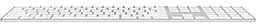 Клавіатура Apple Magic Keyboard with Touch ID and Numeric Keypad UA White Keys (MK2C3UA/A) - мініатюра 2