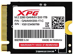 SSD Накопитель ADATA XPG Gammix S55 1TB M.2 NVMe (SGAMMIXS55-1T-C)