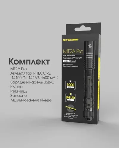 Фонарик Nitecore MT2A Pro (6-1019_pro) - фото 18