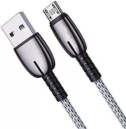 Кабель USB Jellico A19 15W 3.1A microUSB Cable Gray