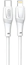 Кабель XO NBQ239A USB Type-C - Lightning 27w 3a PD cable White - фото Кабель XO NBQ239A USB Type-C - Lightning 27w 3a PD cable White