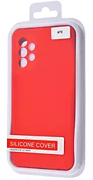 Чехол Wave Full Silicone Cover для Samsung Galaxy A72 Red - миниатюра 3