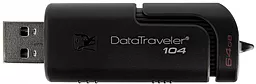 Флешка Kingston 64GB DataTraveler 104 (DT104/64GB) - фото Флешка Kingston 64GB DataTraveler 104 (DT104/64GB)