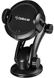 Держатель с беспроводной зарядкой, с автозажимом Gelius Pro Wally Automatic + Wireless Charger 15W Black (GP-WCH077) - фото Держатель с беспроводной зарядкой, с автозажимом Gelius Pro Wally Automatic + Wireless Charger 15W Black (GP-WCH077)