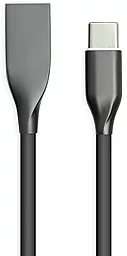 Кабель PowerPlant USB-A - Type-C 12w 2.4a 2м cable Black (CA911257) - фото Кабель PowerPlant USB-A - Type-C 12w 2.4a 2м cable Black (CA911257)