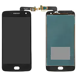 Дисплей Motorola Moto G5 Plus (XT1680, XT1681, XT1684, XT1685, XT1686, XT1687) с тачскрином, оригинал, Black
