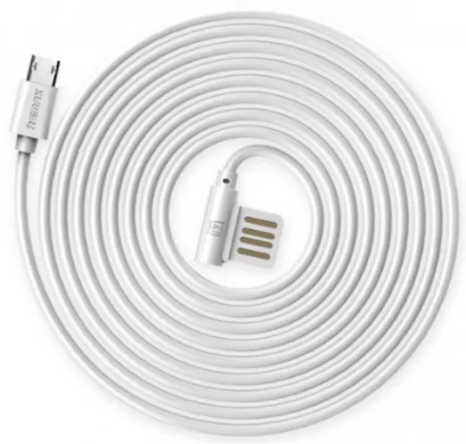 Кабель Remax Rayen USB-A - micro USB 12w 2.4a 1м cable White (RC-075m) - фото 2