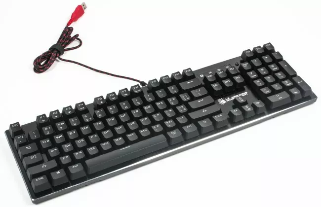 Клавиатура A4Tech B820R Bloody Red SW Black - фото 3