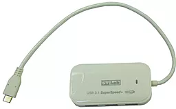 Мультипортовый USB-A хаб ST-Lab U-1700 USB 3.1 Gen2 White - миниатюра 3