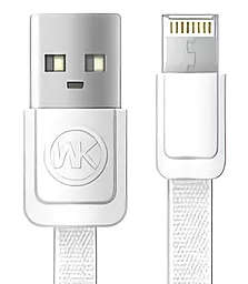 USB Кабель WK WDC-009 12w 2.4a USB to micro USB/Lightning cable white