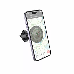 Держатель магнитный Borofone BH90 Ring magnetic (air outlet) Black - миниатюра 4 Держатель магнитный Borofone BH90 Ring magnetic (air outlet) Black - миниатюра 4