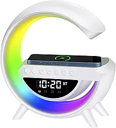 Колонки акустичні NICHOSI Light Sound Machine BT-3401 White - фото Колонки акустичні NICHOSI Light Sound Machine BT-3401 White
