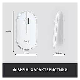 Комплект (клавіатура+мишка) Logitech MK470 Wireless Slim UA Off-White (920-009205) - мініатюра 9