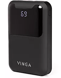Повербанк Vinga BTPB0310LEDROBK 10000 mAh Black - фото Повербанк Vinga BTPB0310LEDROBK 10000 mAh Black