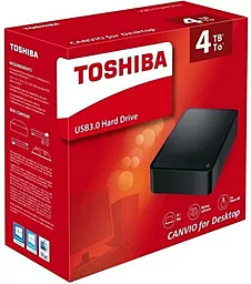 Зовнішній жорсткий диск Toshiba Canvio 4TB USB 3.0 Black (HDWC340EK3JB) - мініатюра 7