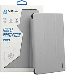 Чехол для планшета BeCover Tri Fold Soft TPU с креплением Apple Pencil для Apple iPad 10.9" 2022/2024, iPad 11" 2025 Gray (708461) - фото Чехол для планшета BeCover Tri Fold Soft TPU с креплением Apple Pencil для Apple iPad 10.9" 2022/2024, iPad 11" 2025 Gray (708461)