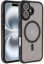 Чехол Epik Anti Drop Full Camera with MagSafe для Apple iPhone 16 Plus Black - фото Чехол Epik Anti Drop Full Camera with MagSafe для Apple iPhone 16 Plus Black
