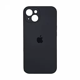 Чехол Silicone Case Full Camera для Apple iPhone 15 Plus pebble