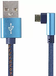Кабель USB Cablexpert MicroUSB Cable Blue (CC-USB2J-AMmBML-1M-BL)