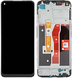 Дисплей Oppo A54 4G з тачскріном і рамкою, Black