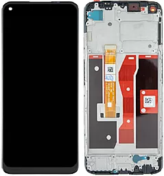 Дисплей Oppo A54 4G с тачскрином и рамкой, Black - фото Дисплей Oppo A54 4G с тачскрином и рамкой, Black