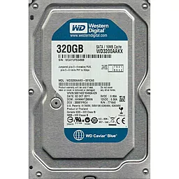Жорсткий диск Western Digital Caviar Blue 320GB 3.5" (WD3200AAKX-FR) - фото Жорсткий диск Western Digital Caviar Blue 320GB 3.5" (WD3200AAKX-FR)